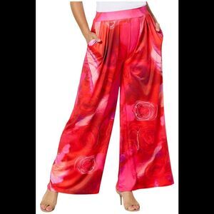 othrwis by Alana Kay Knit Pleated Pull-On Pant Velvet Rose - Regular